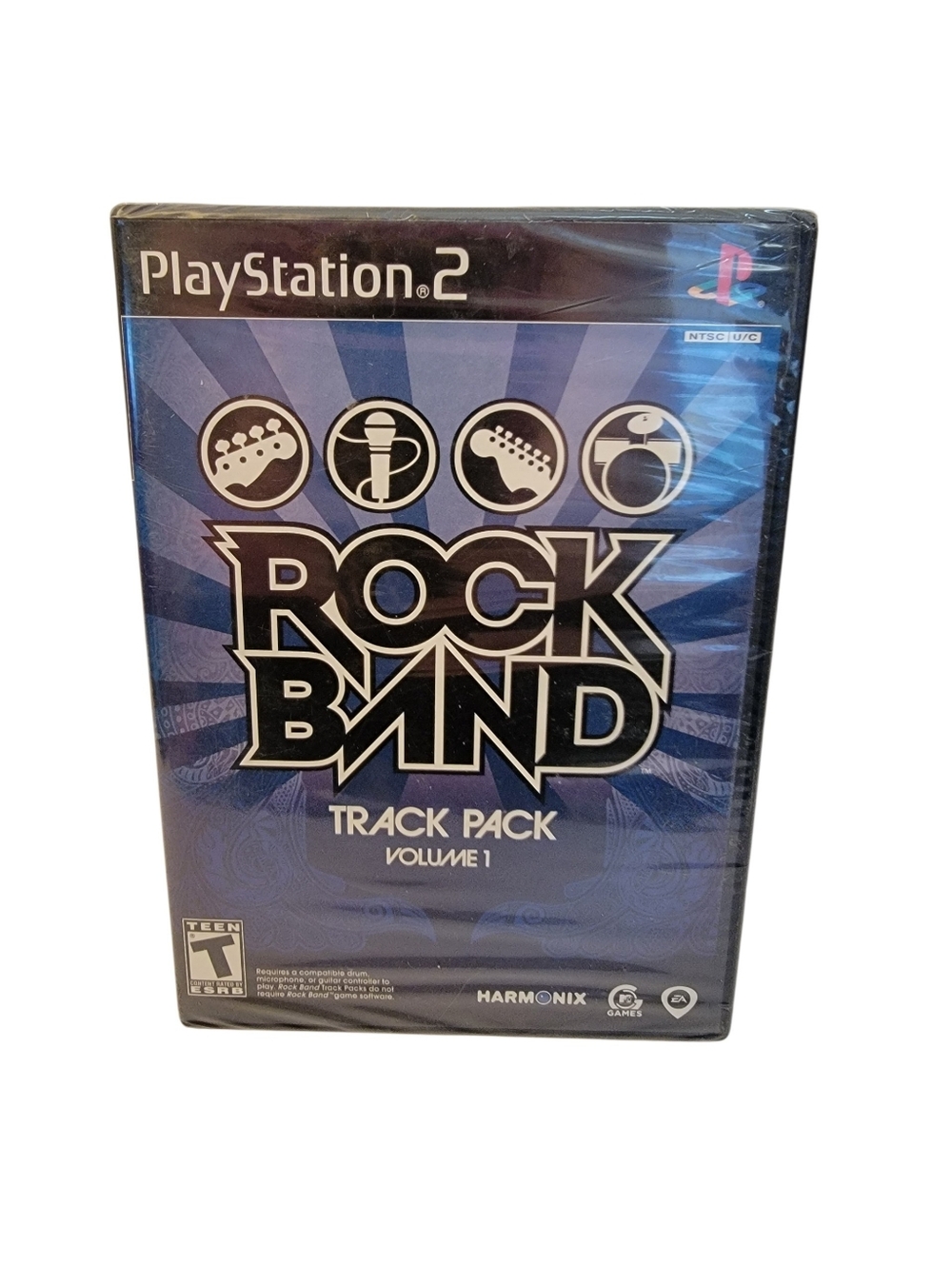 Sealed PS2 Rock Band Track Pack Volume 1 Video Game Playstation 2